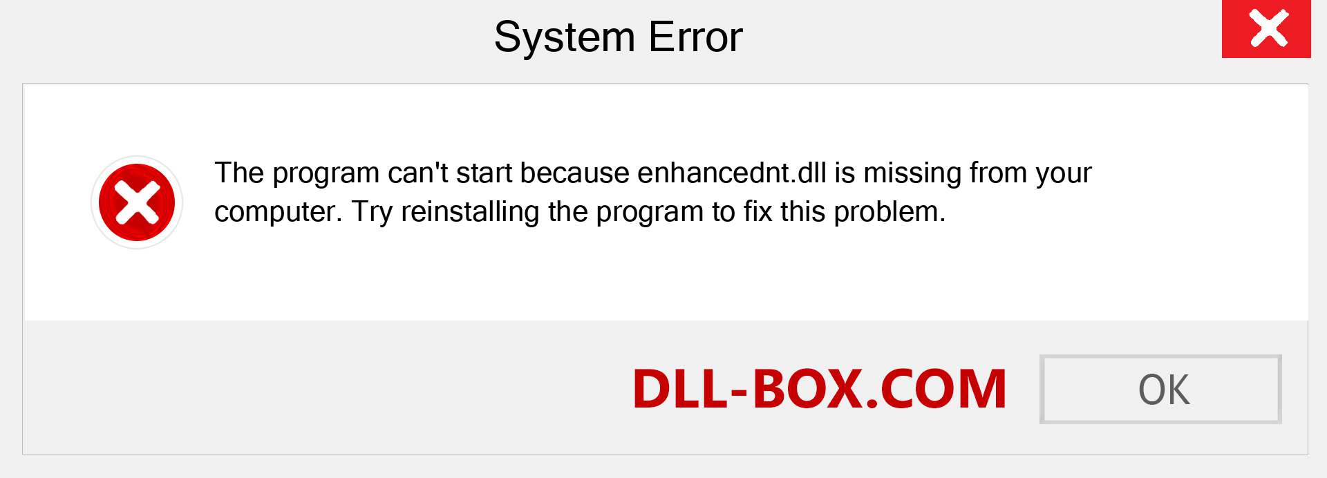  enhancednt.dll file is missing?. Download for Windows 7, 8, 10 - Fix  enhancednt dll Missing Error on Windows, photos, images